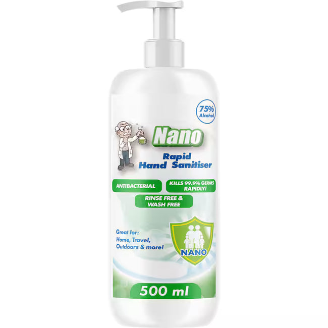 Instant Gel Sanitiser 500ml Pump (75% Alcohol)