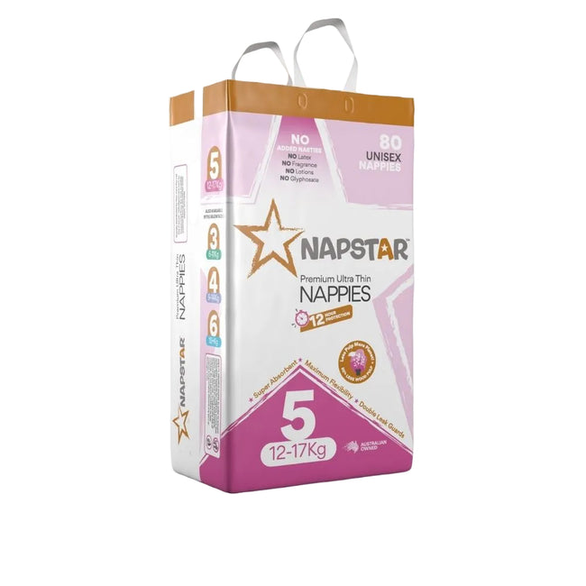 Napstar Ultra-Thin Nappies Size 5 (12–17kg) 320/CTN