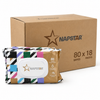 Napstar Premium Thick Textured Baby Wipes (80 Wipes × 18 Packs)