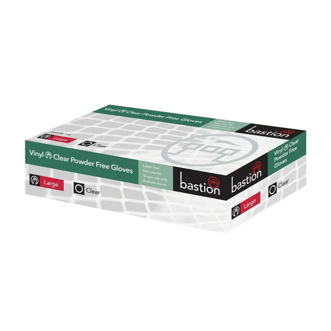Powder Free Clear Vinyl Gloves – Large (1,000 Gloves/Carton)
