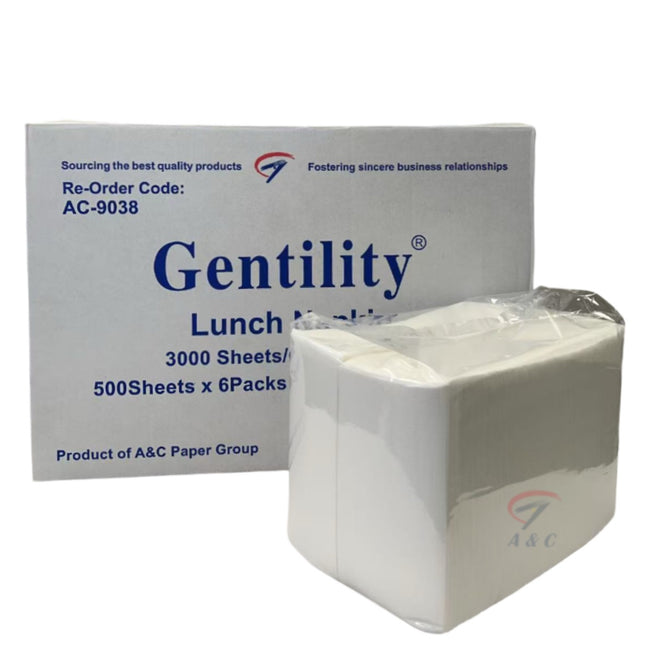 Luncheon Napkins 30 × 30cm (3,000 Napkins/Carton)